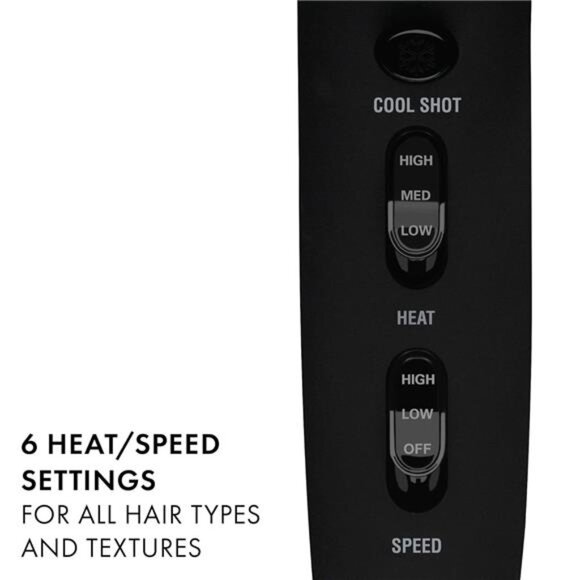 HOT TOOLS Professional Rainbow Turbo Ceramic Hair Dryer | Less Frizz - Picture 3 of 7